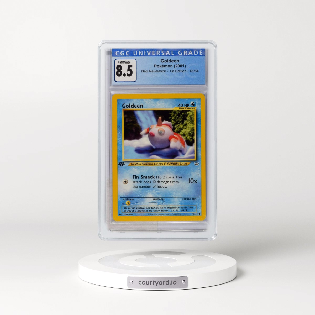 2001 Neo Revelation #45/64 Goldeen - 1st Edition 1st Edition (CGC 8.5 NM-MT+)