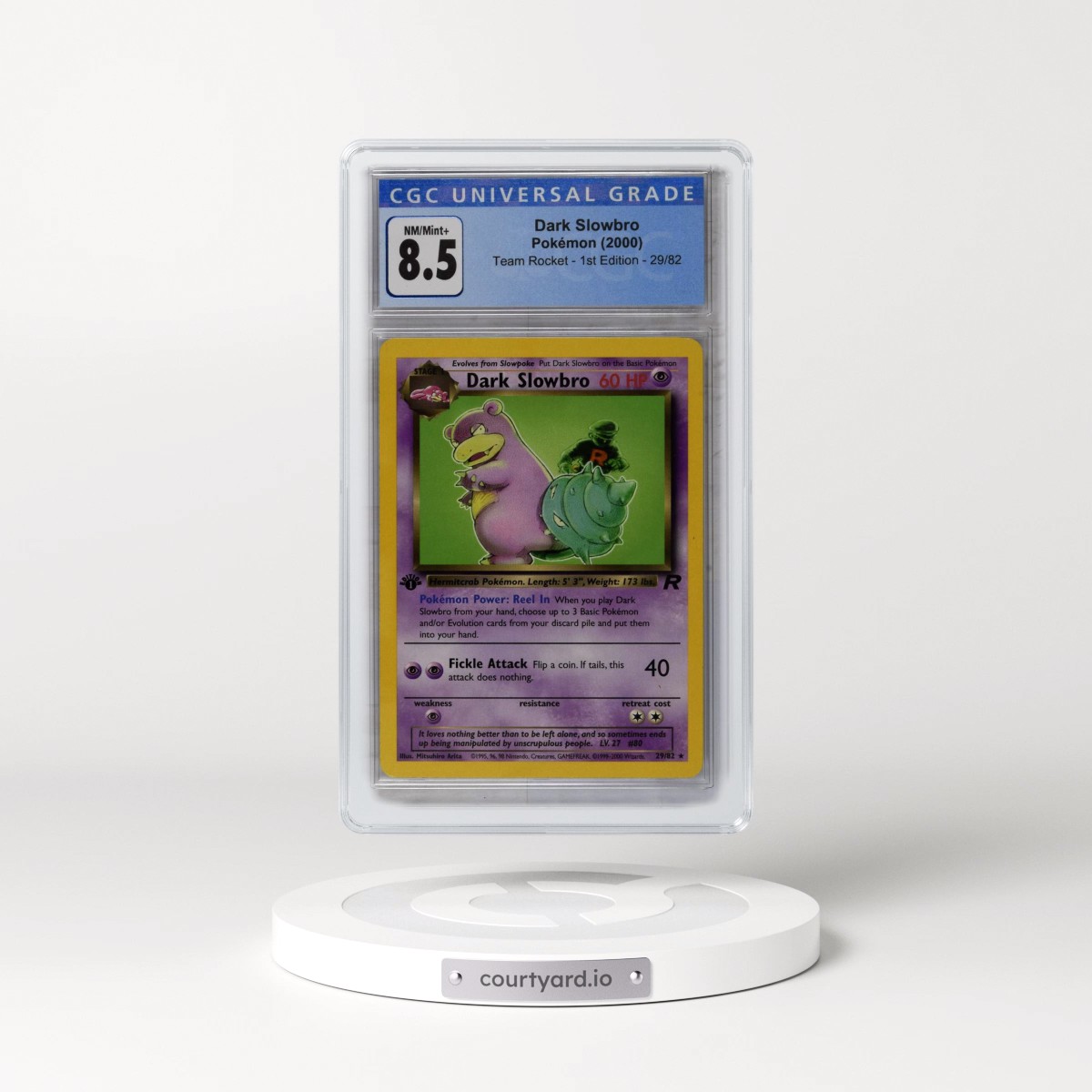 2000 Team Rocket #29/82 Dark Slowbro - 1st Edition 1st Edition (CGC 8.5 NM-MT+)