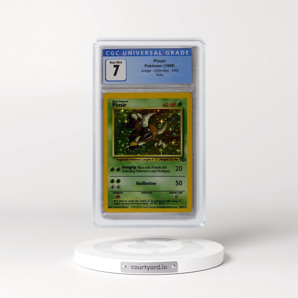 1999 Jungle #9/64 Pinsir - Holo (CGC 7 NM)