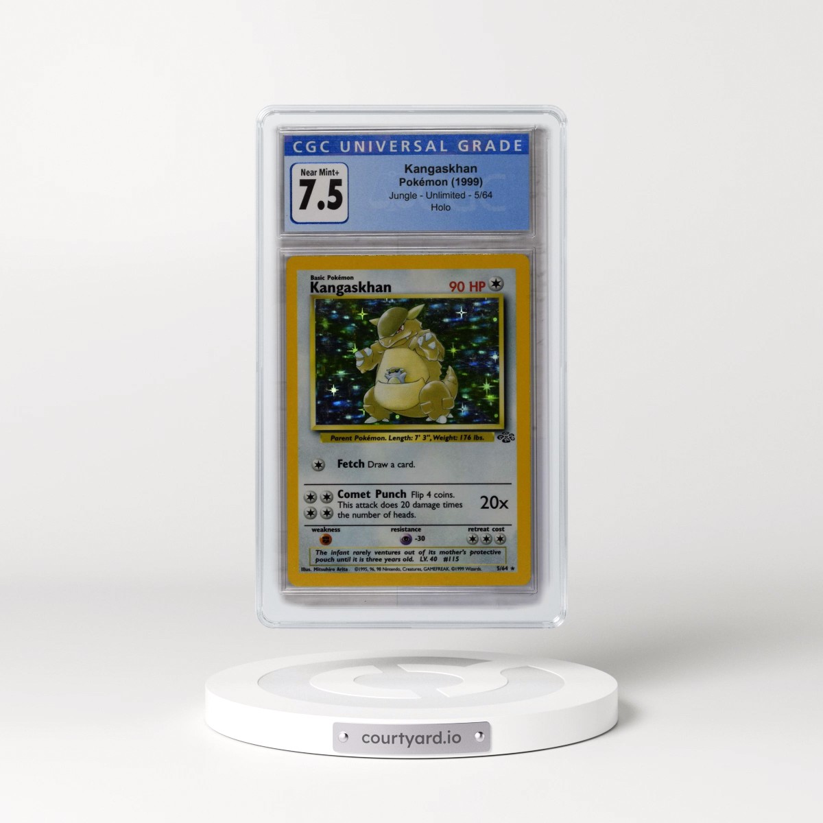 1999 Jungle #5/64 Kangaskhan - Holo (CGC 7.5 NM+)