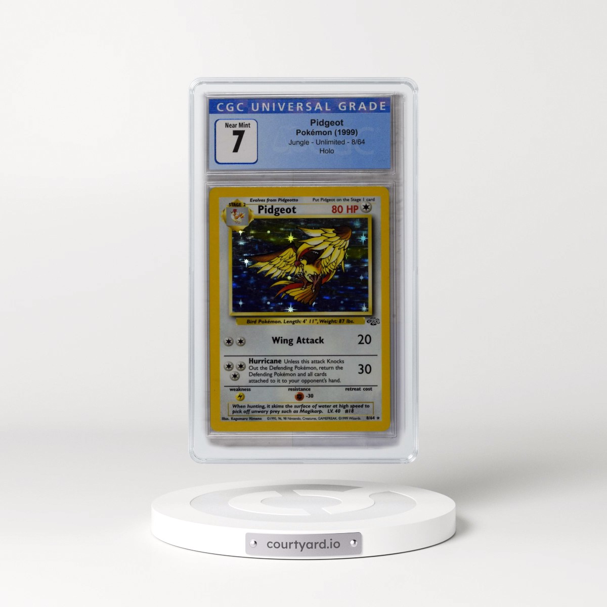 1999 Jungle #8/64 Pidgeot - Holo (CGC 7 NM)