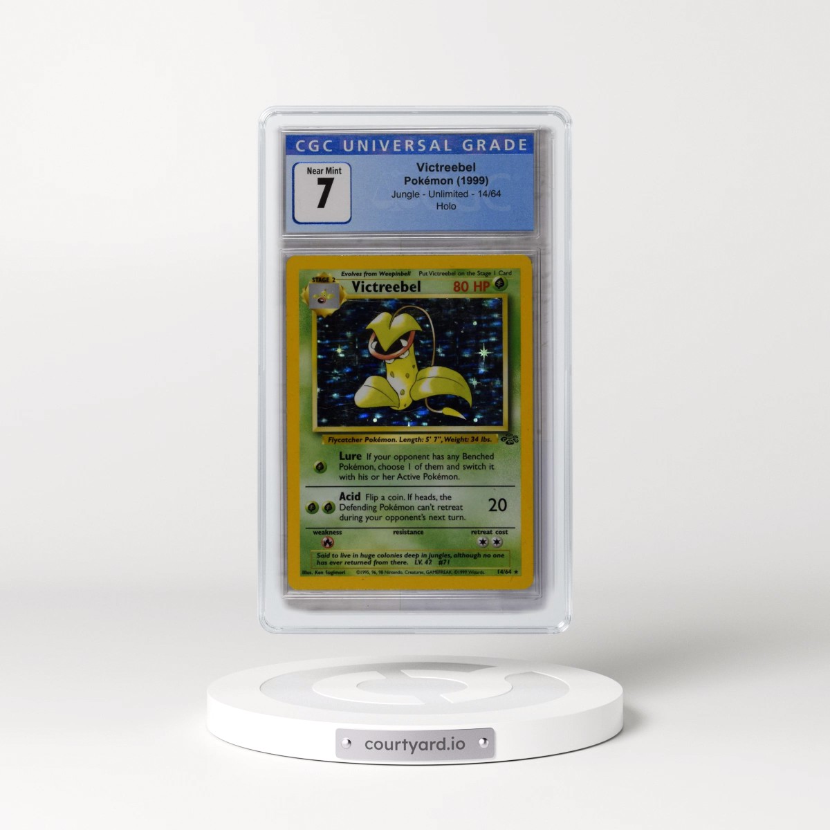 1999 Jungle #14/64 Victreebel - Holo (CGC 7 NM)