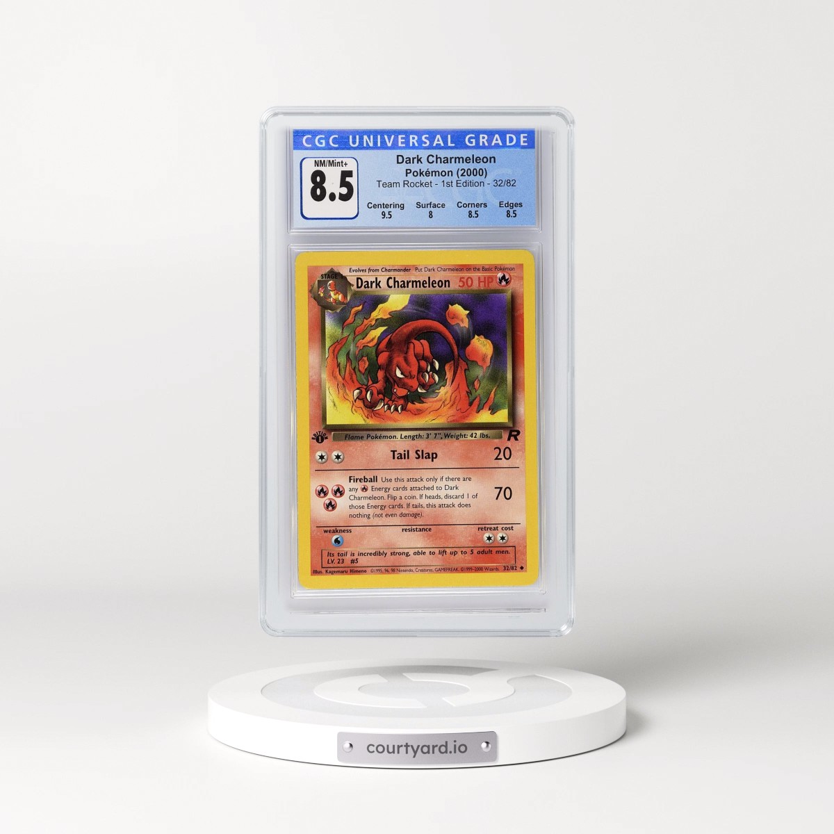 2000 Team Rocket #32/82 Dark Charmeleon - 1st Edition 1st Edition (CGC 8.5 NM-MT+)