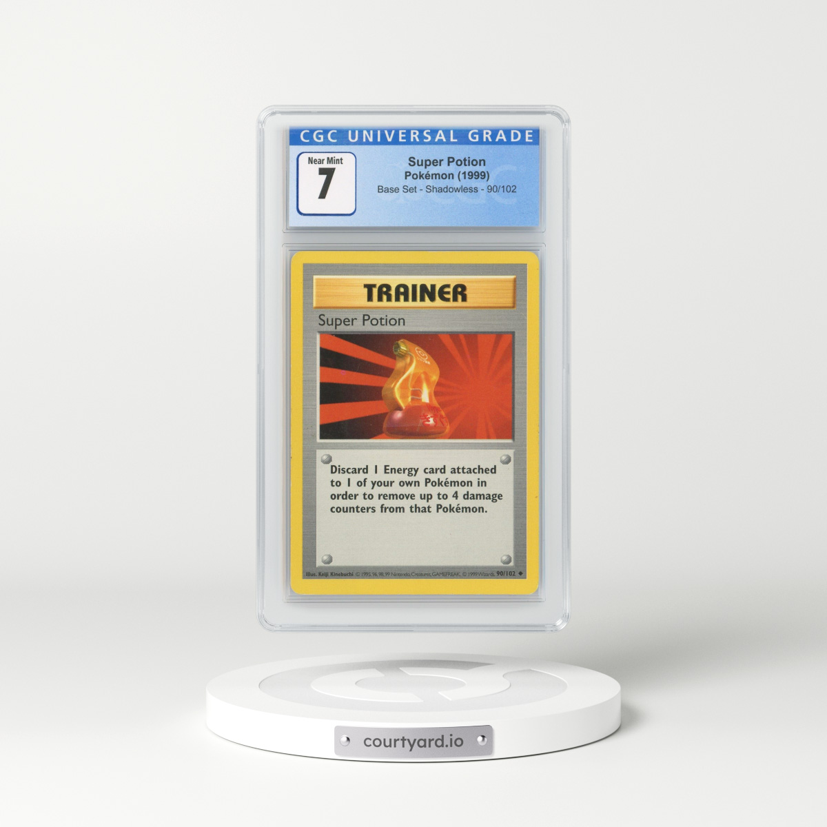 1999 Base Set #90 Super Potion - Shadowless (CGC 7 NM)