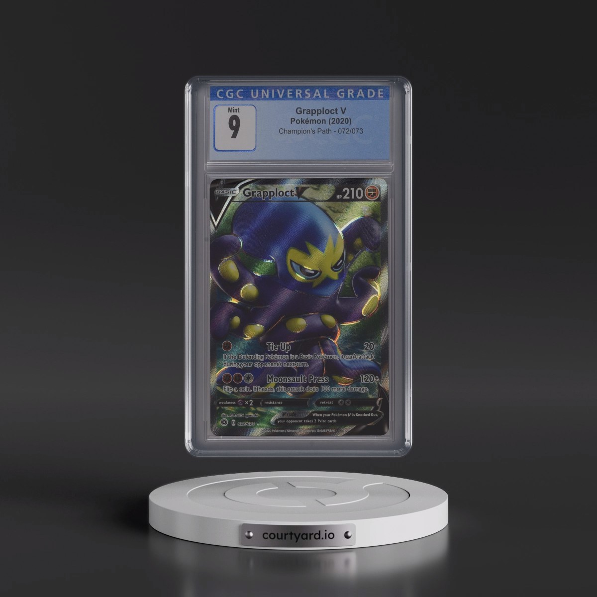 2020 Champion's Path #072/073 Grapploct V - Ultra Rare Holo (CGC 9 MINT)