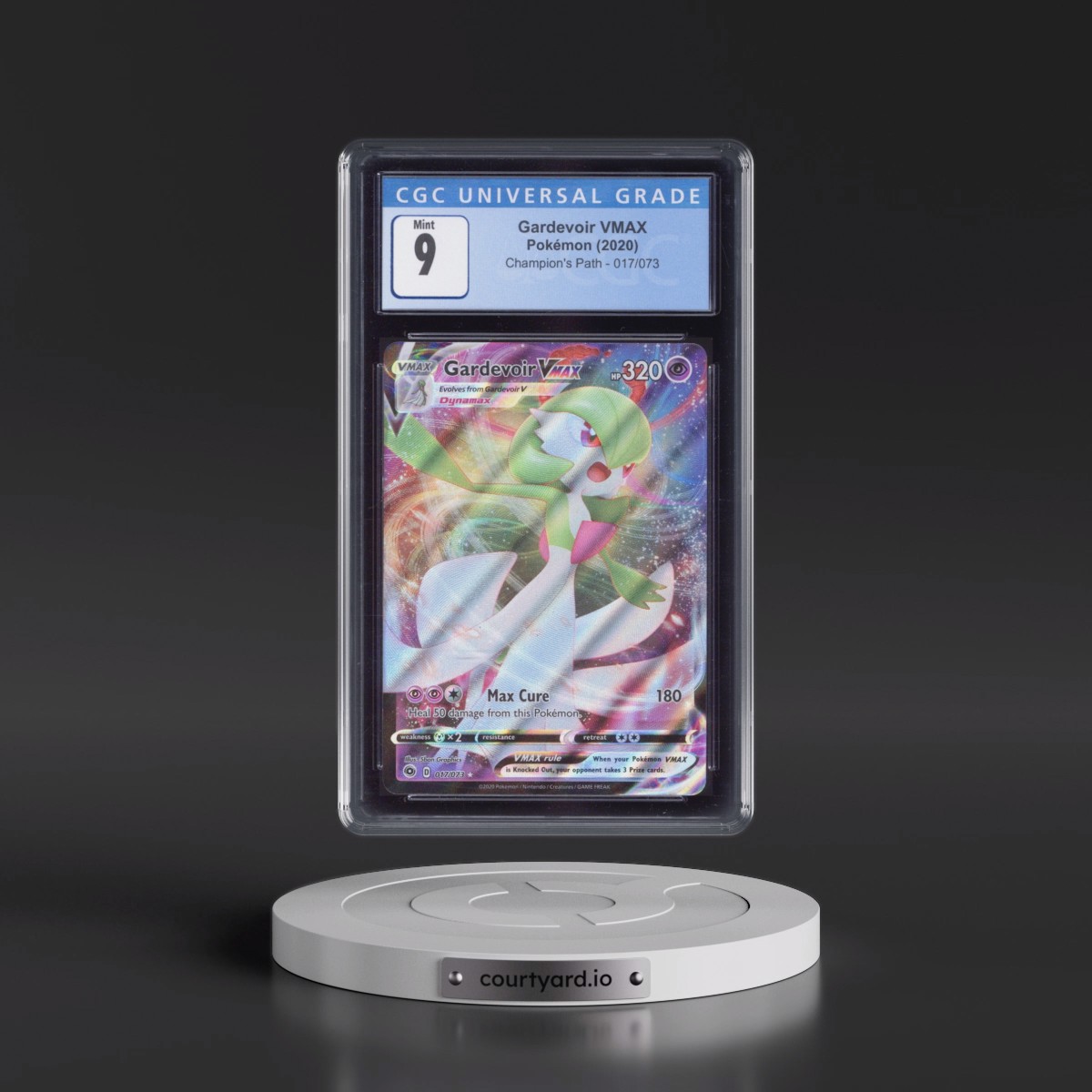 2020 Champion's Path #017/073 Gardevoir VMAX - Holo (CGC 9 MINT)