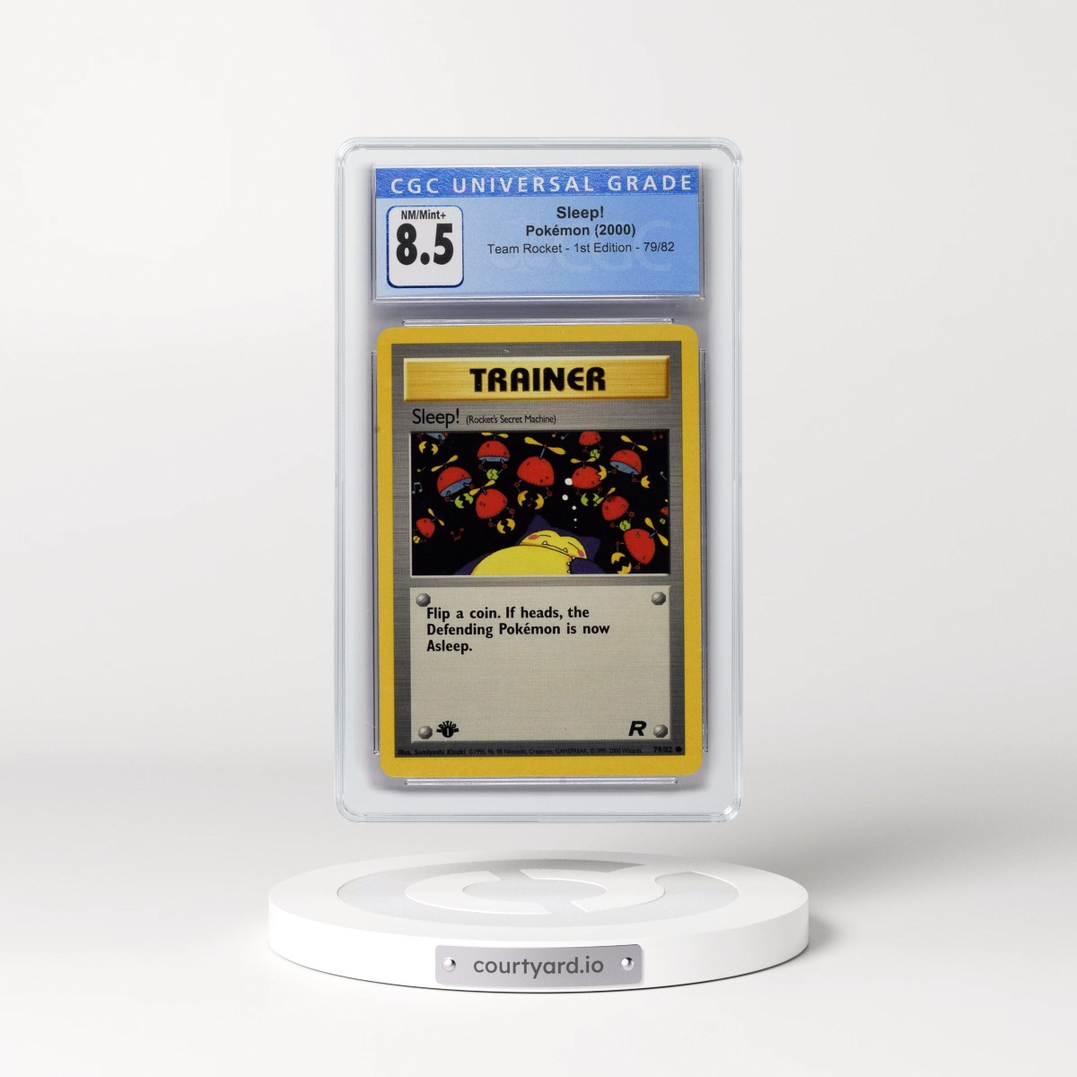 2000 Team Rocket #79/82 Sleep! - 1st Edition 1st Edition (CGC 8.5 NM-MT+)