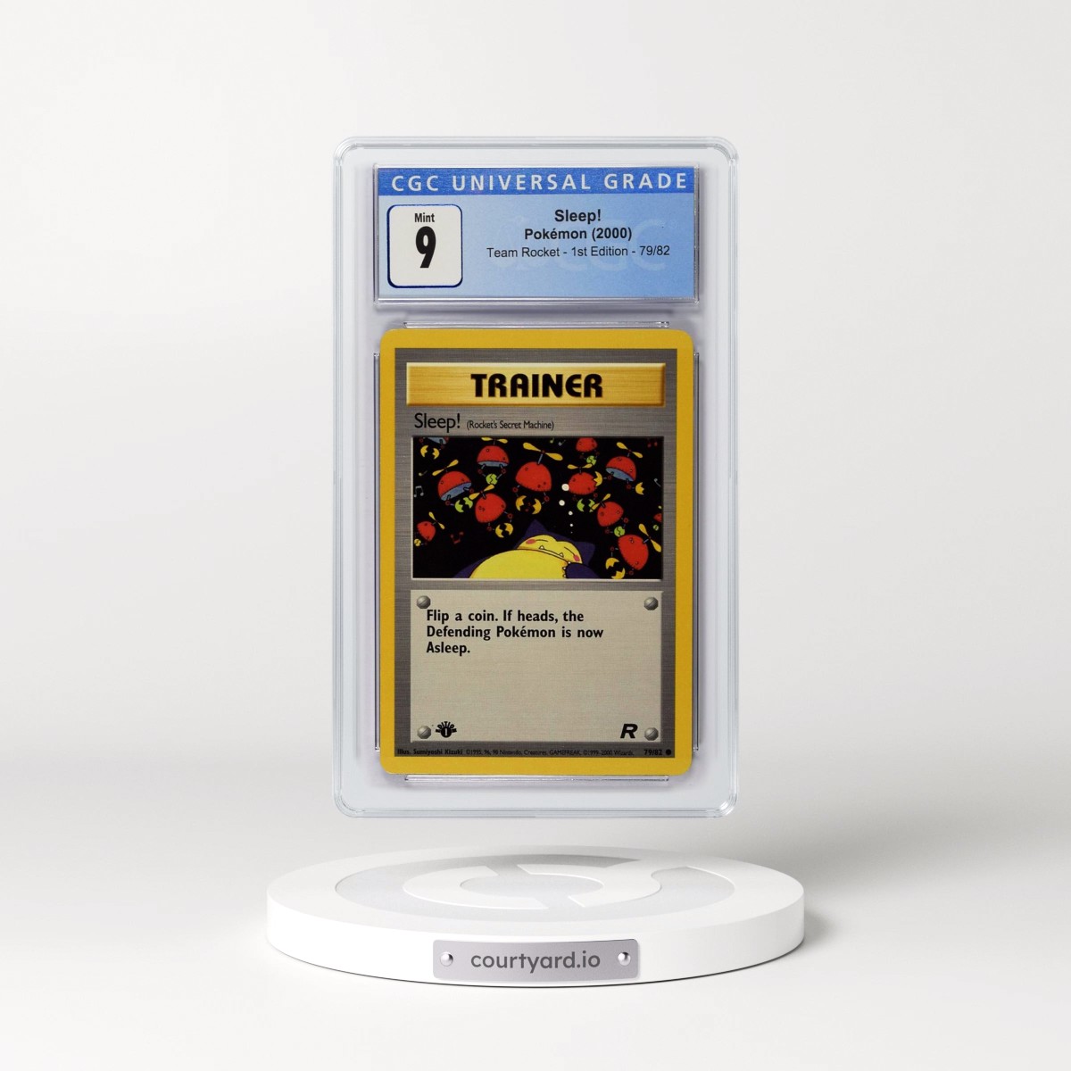 2000 Team Rocket #79/82 Sleep! - 1st Edition 1st Edition (CGC 9 MINT)