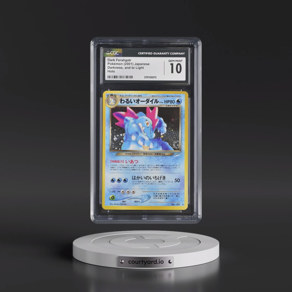 2001 Darkness, and to Light Dark Feraligatr - Holo (CGC 10 GEM MINT)
