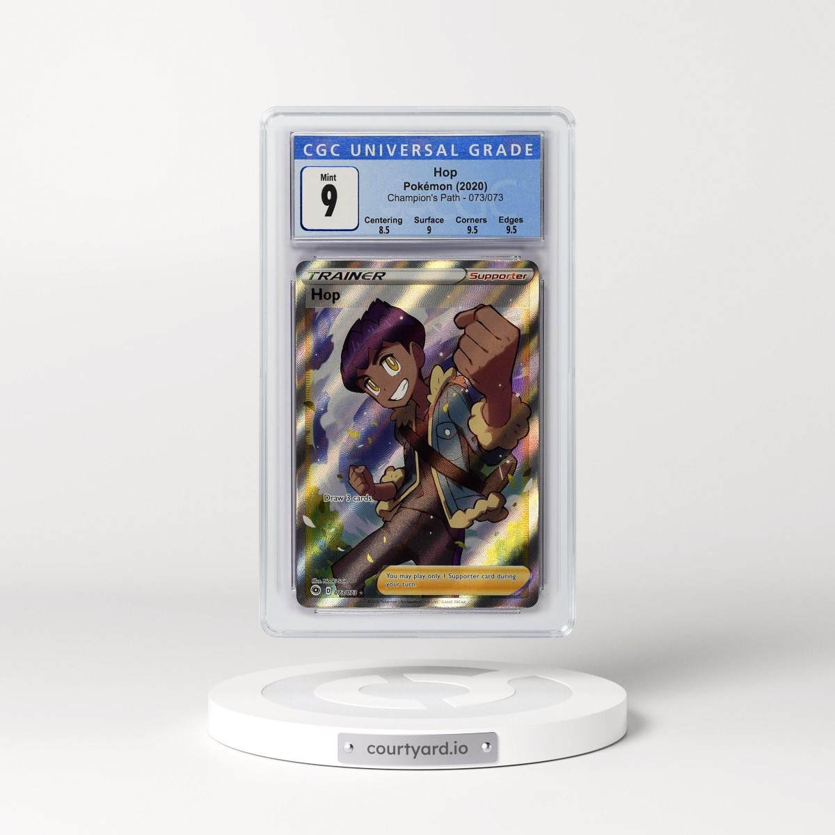 2020 Champion's Path #073/073 Hop - Ultra Rare Holo (CGC 9 MINT)