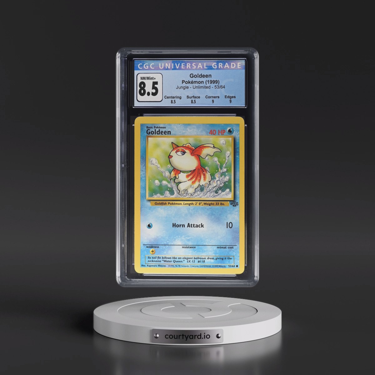 1999 Jungle Goldeen #53/64 CGC 8.5