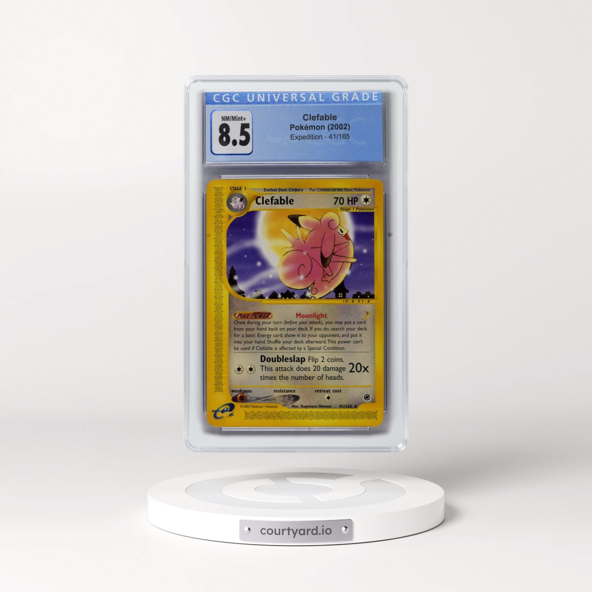 2002 Expedition #41/165 Clefable (CGC 8.5 NM-MT+)
