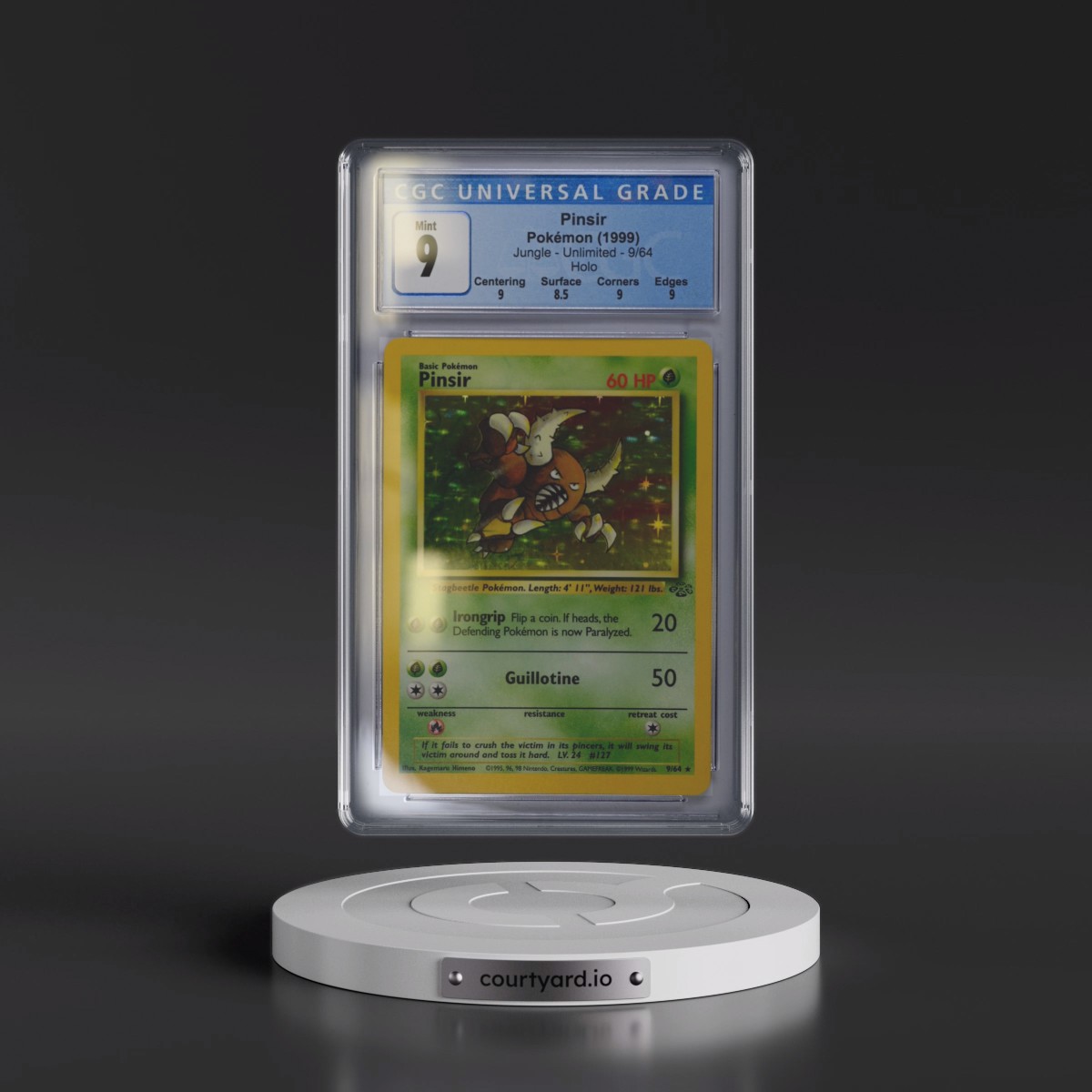 1999 Jungle #9/64 Pinsir - Holo (CGC 9 MINT)