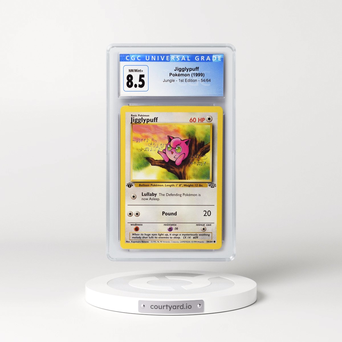 1999 Jungle #54/64 Jigglypuff - 1st Edition 1st Edition (CGC 8.5 NM-MT+)