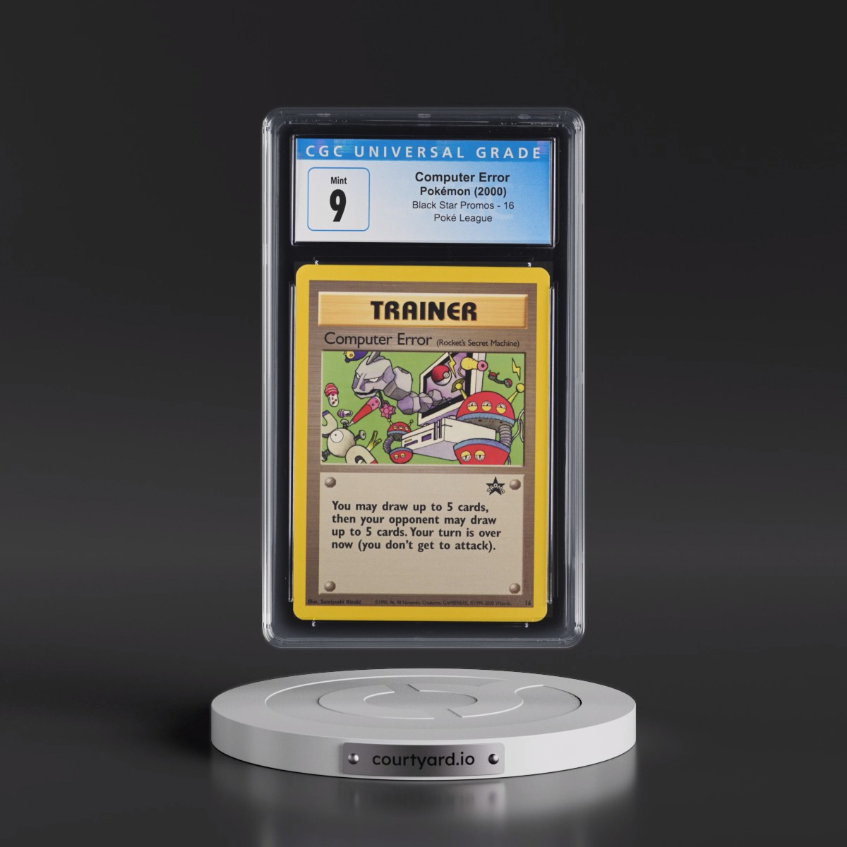 1999 Black Star Promos #16 Computer Error - Pokémon League (CGC 9 MINT)