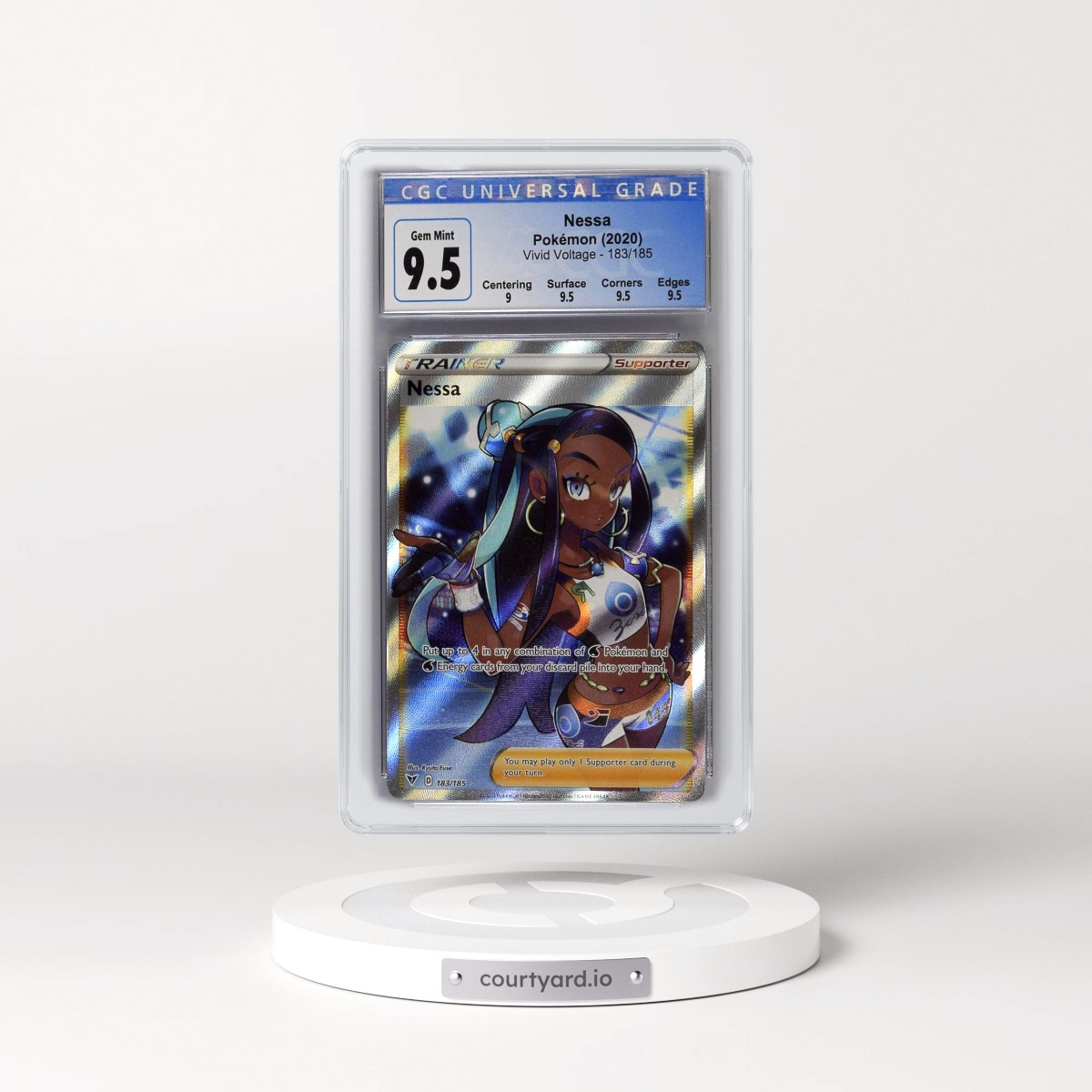 2020 Vivid Voltage #183/185 Nessa - Ultra Rare Holo (CGC 10 GEM MINT)