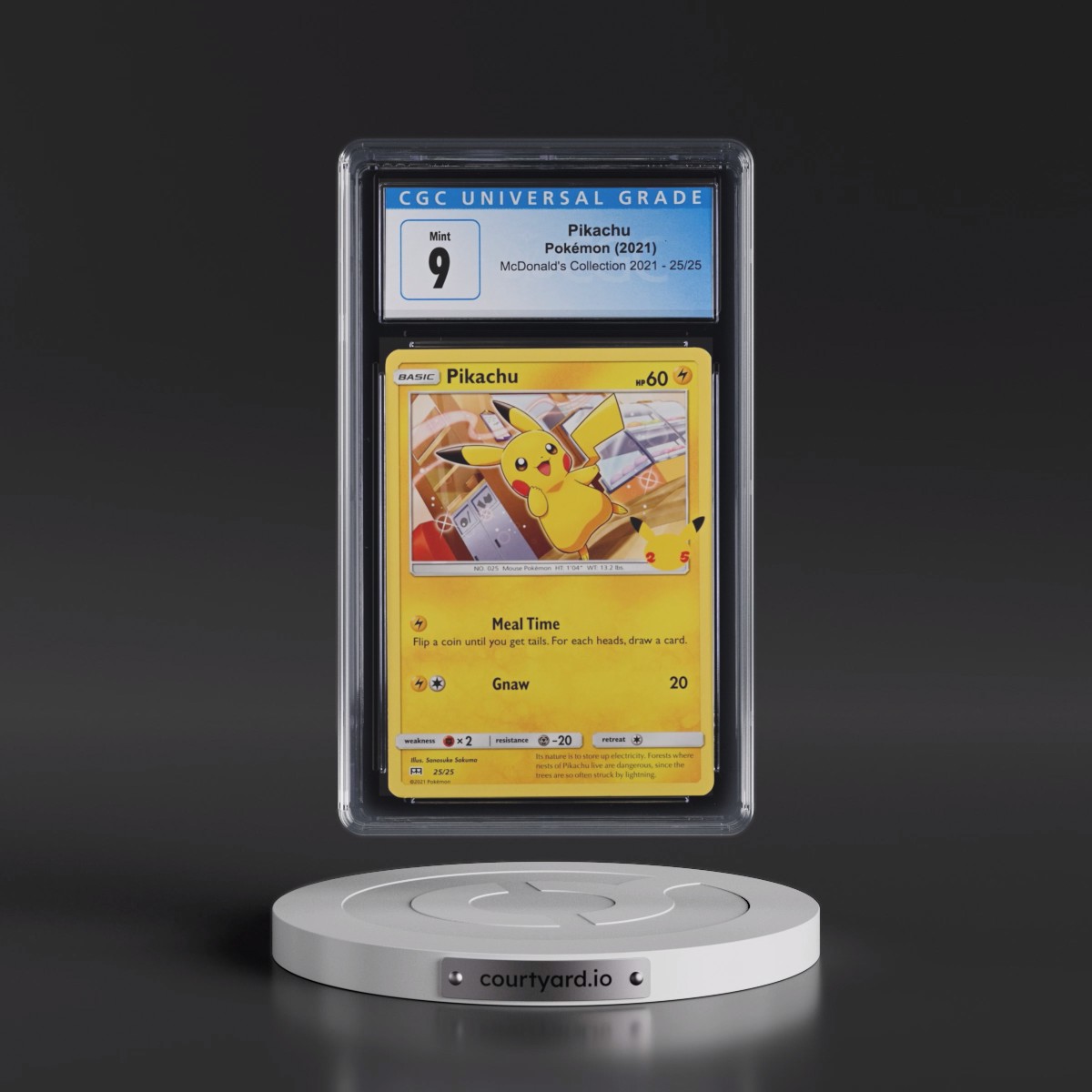 2021 McDonald's Collection 2021 #25/25 Pikachu - (Non-Holo) (CGC 9 MINT)