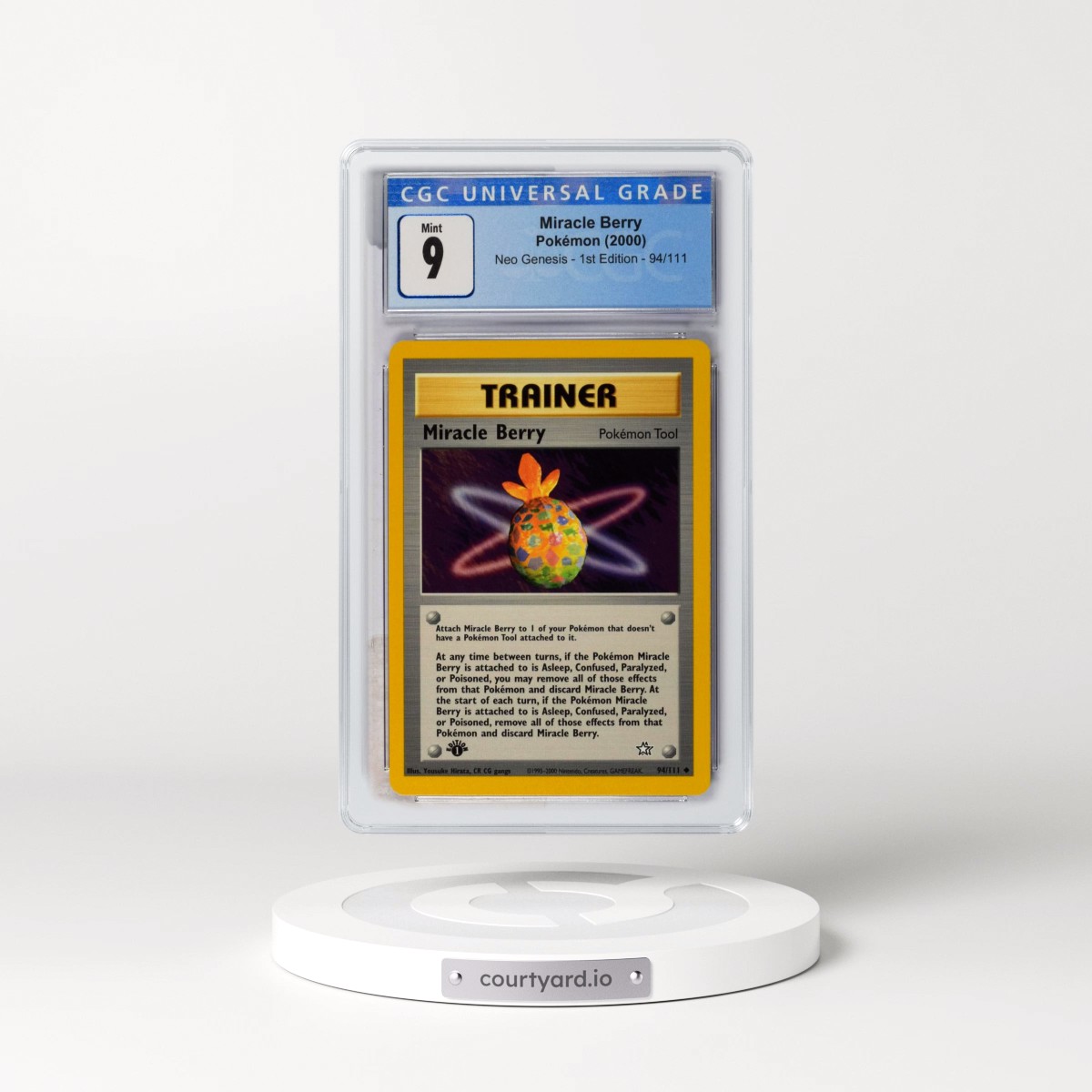 2000 Neo Genesis #94/111 Miracle Berry - 1st Edition (CGC 9 MINT)