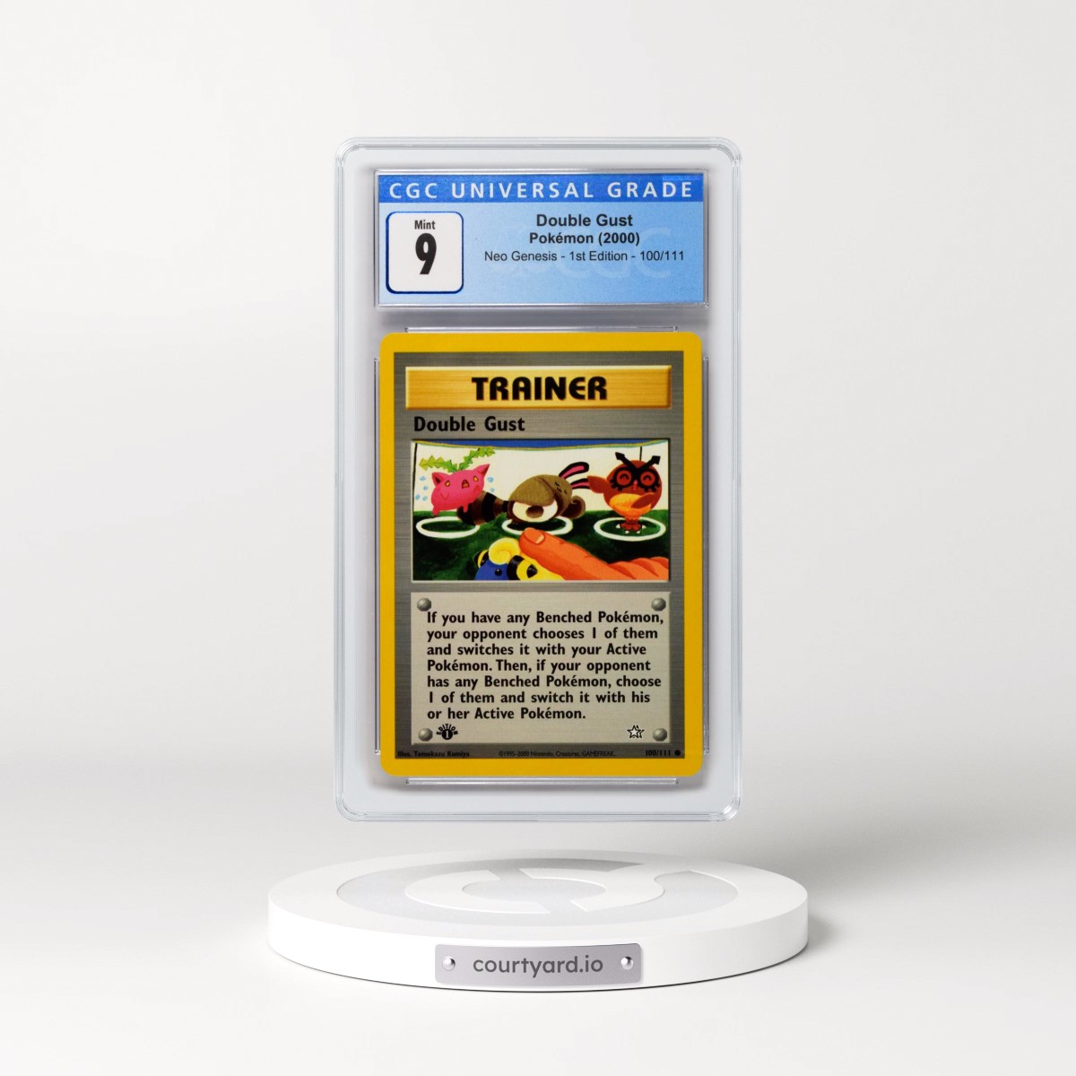 2000 Neo Genesis #100/111 Double Gust - 1st Edition (CGC 9 MINT)