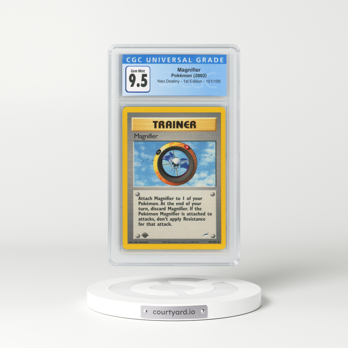 2002 Neo Destiny #101/105 Magnifier - 1st Edition 1st Edition (CGC 10 GEM MINT)