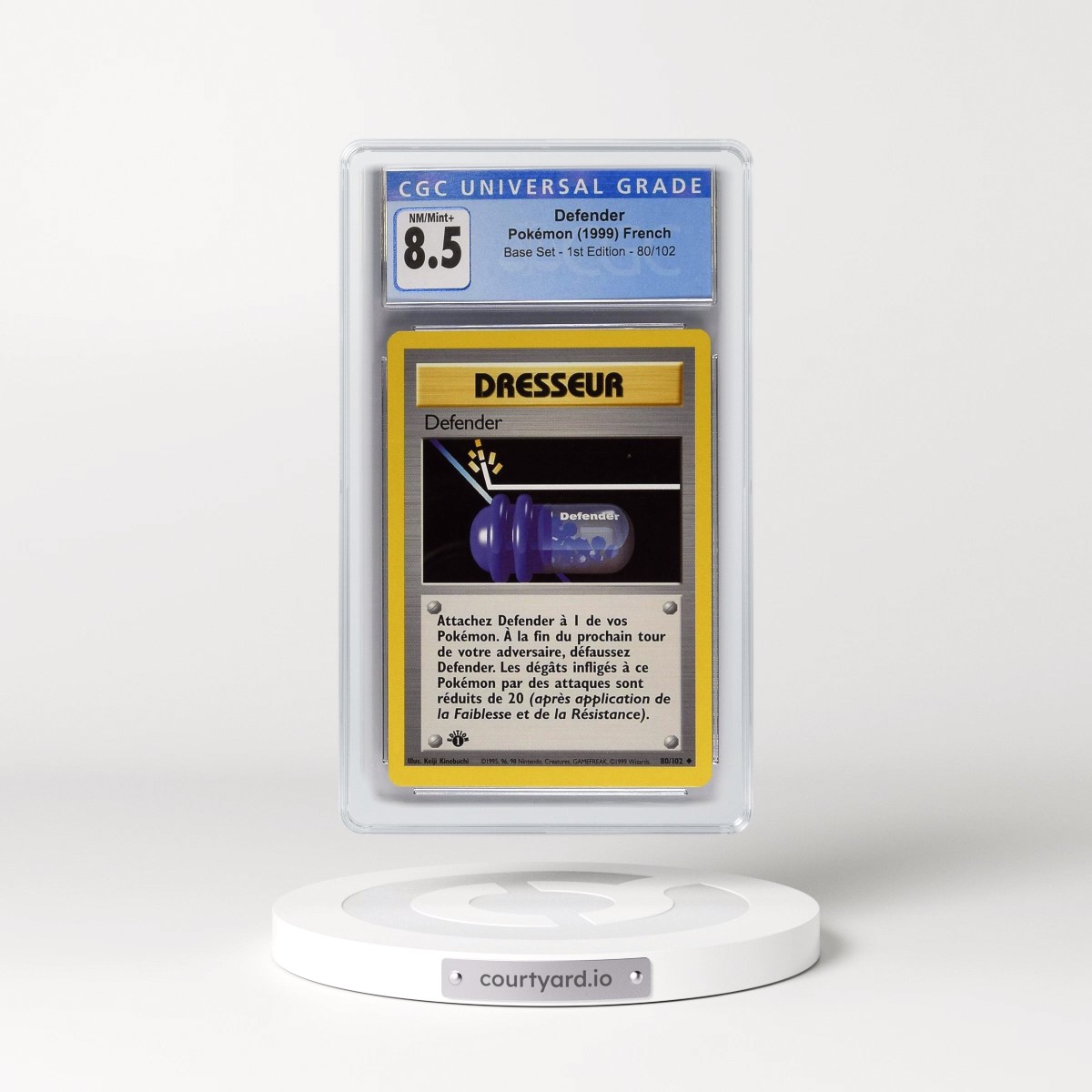 1999 Base Set #80/102 Defender - 1st Edition (CGC 8.5 NM-MT+)