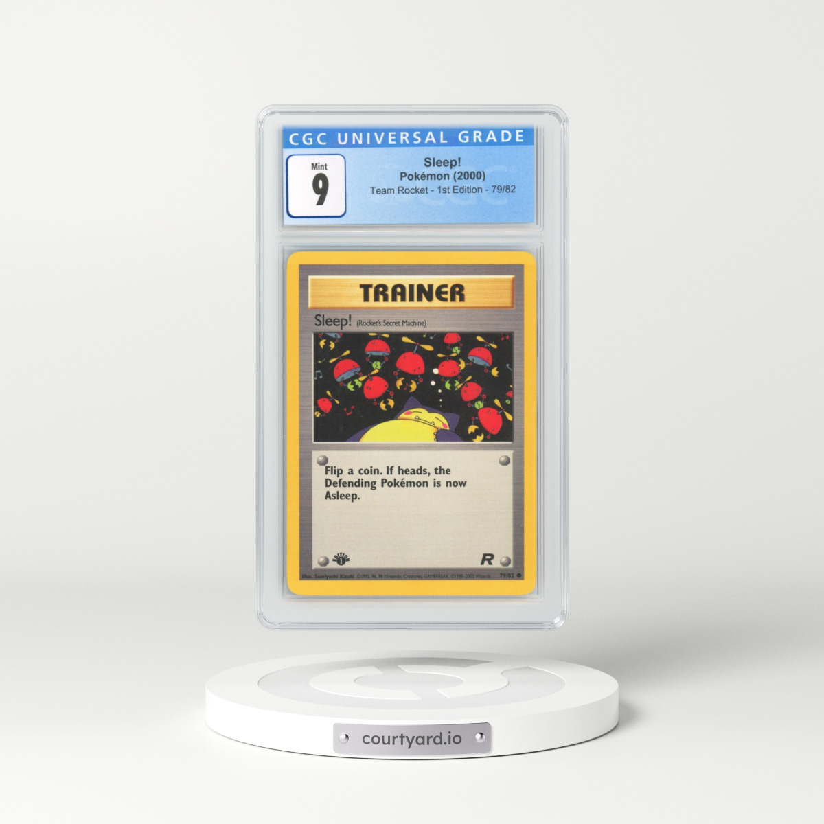 2000 Team Rocket #79 Sleep! - 1st Edition (CGC 9 MINT)