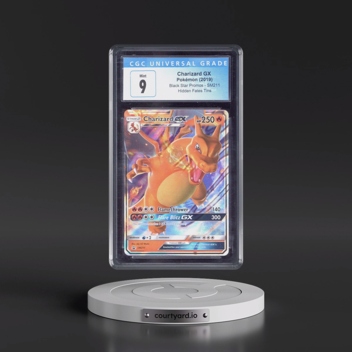 2016 Black Star Promos - Sun & Moon #SM211 Charizard GX - Holo (CGC 9 MINT)