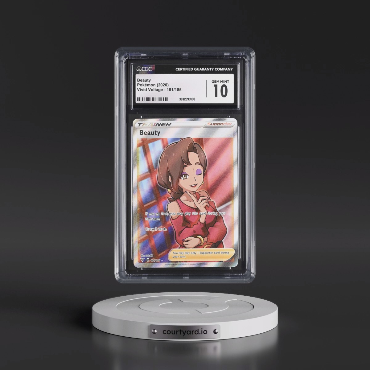 2020 Vivid Voltage #181/185 Beauty - Ultra Rare Holo (CGC 10 GEM MINT)