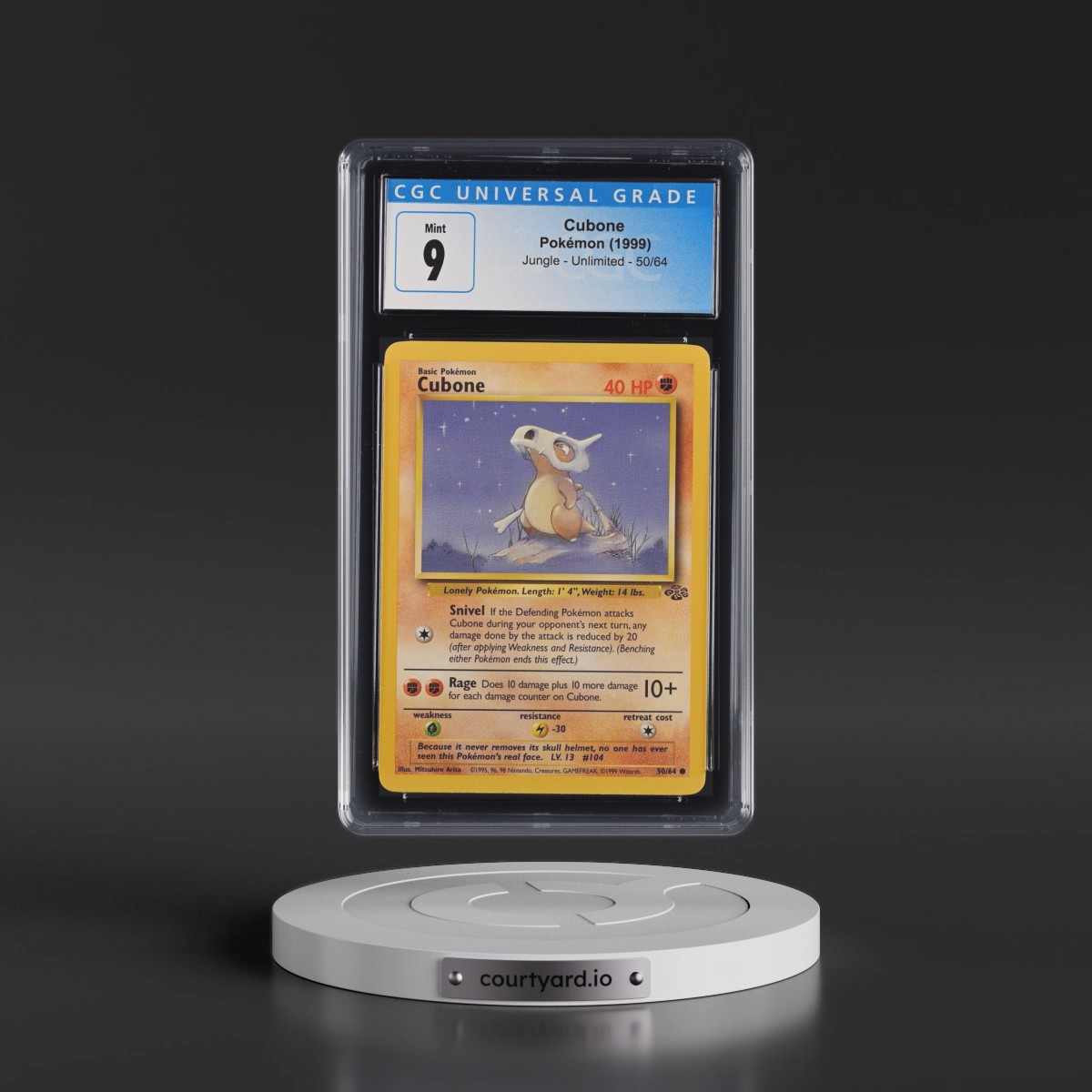 1999 Jungle #50/64 Cubone (CGC 9 MINT)