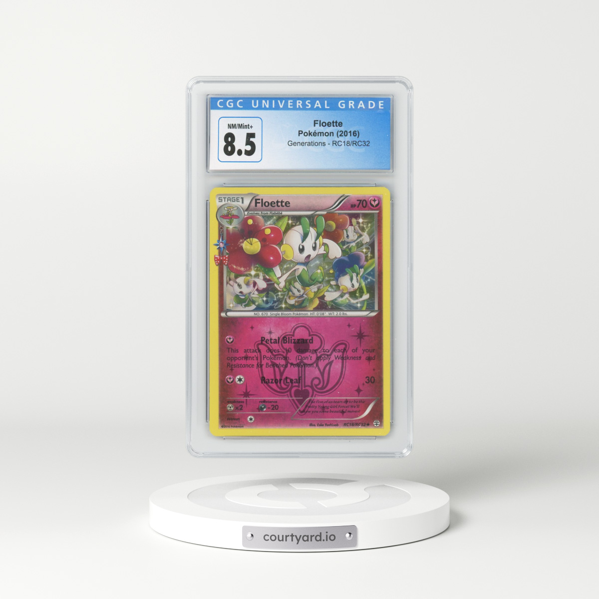 2016 Generations #RC18 Floette (CGC 8.5 NM-MT+)