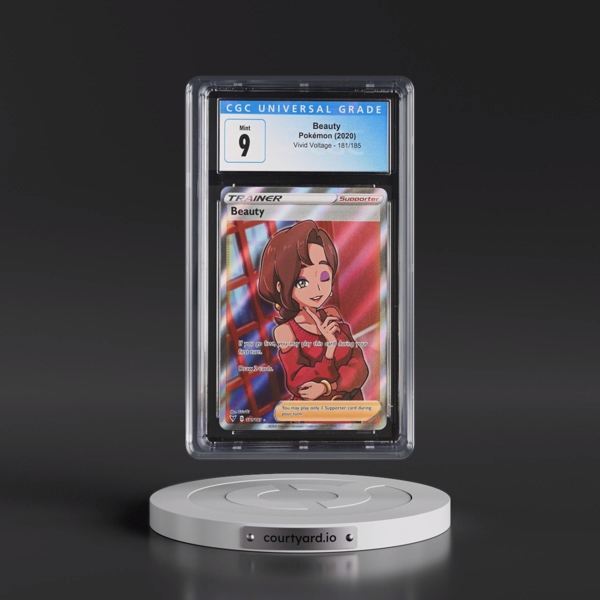 2020 Vivid Voltage #181/185 Beauty - Ultra Rare Holo (CGC 9 MINT)