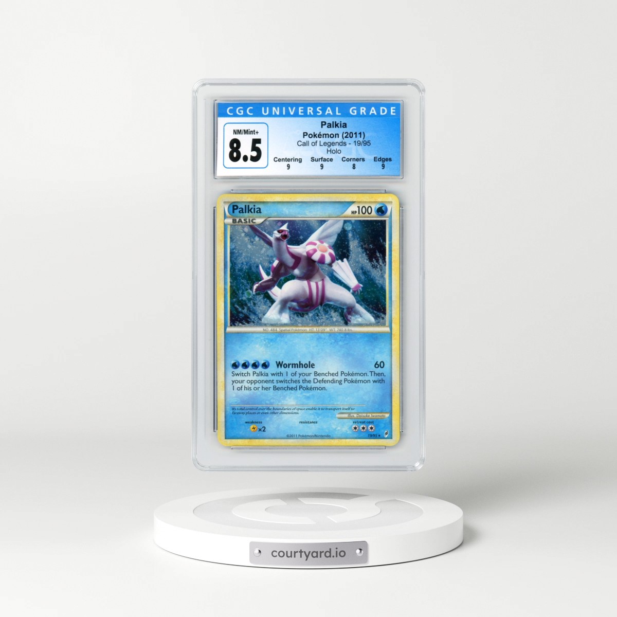 2011 Call of Legends #19/95 Palkia - Holo (CGC 8.5 NM-MT+)