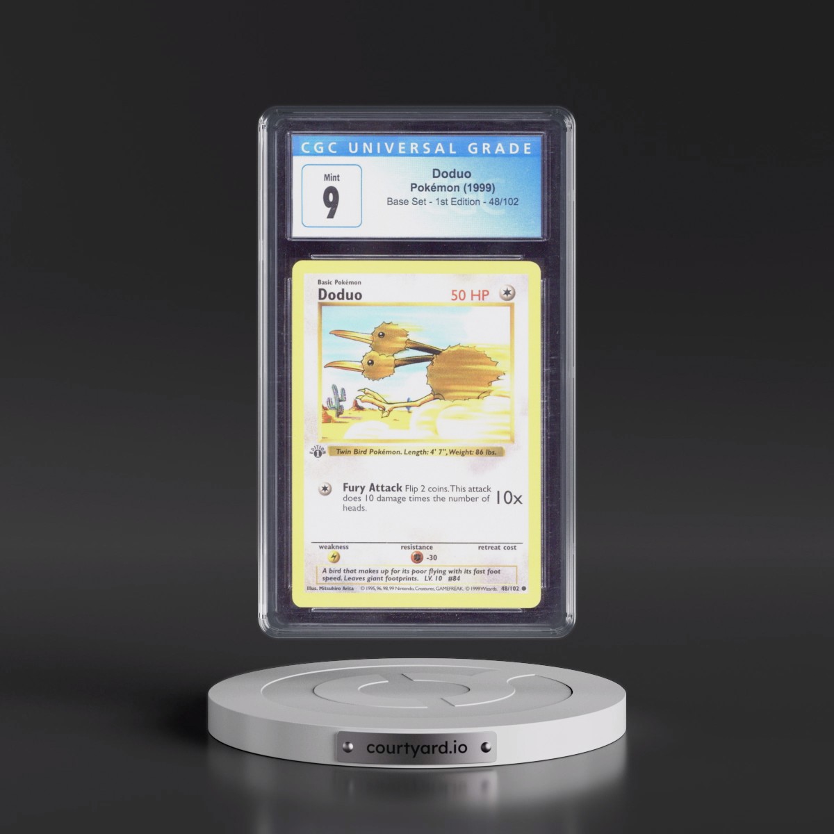 1999 Base Set #48/102 Doduo - 1st Edition 1st Edition (CGC 9 MINT)