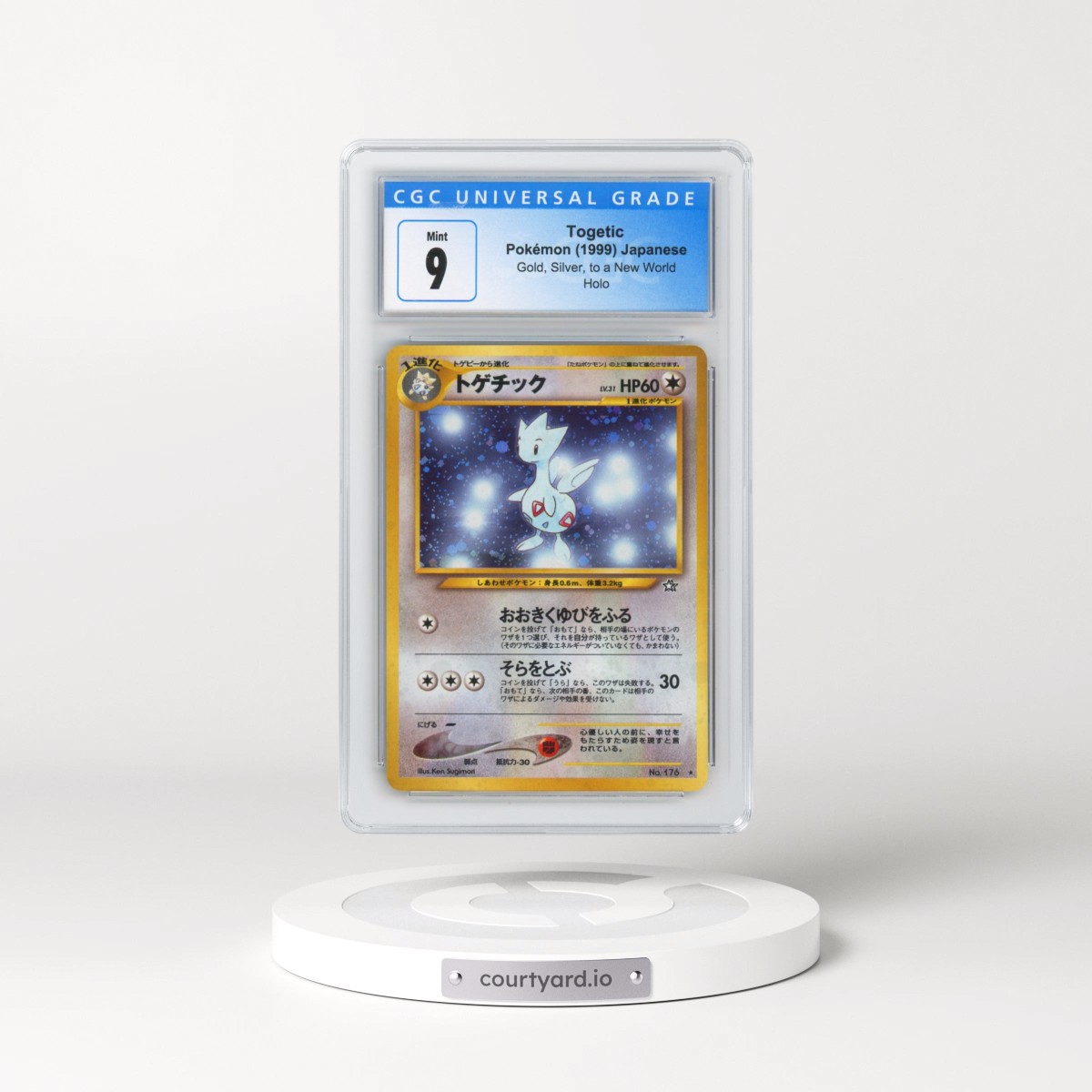 2000 Gold, Silver, to a New World #176 Togetic - Holo (CGC 9 MINT)