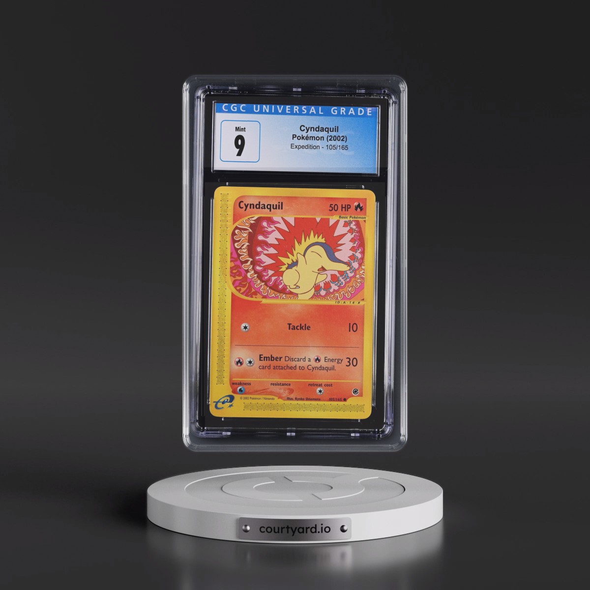 2002 Expedition #105/165 Cyndaquil (CGC 9 MINT)