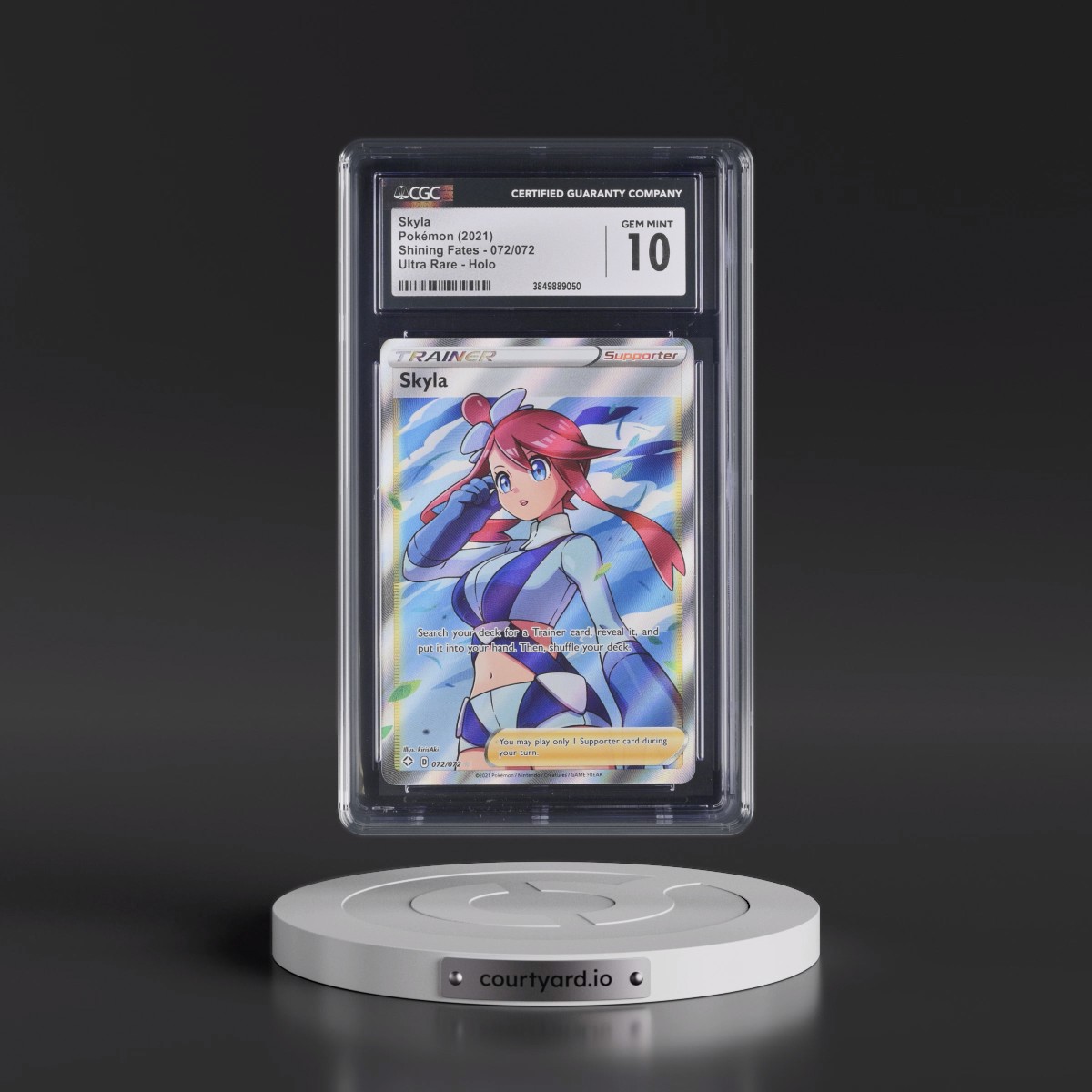 2021 Shining Fates #072/072 Skyla - Ultra Rare Holo (CGC 10 GEM MINT)