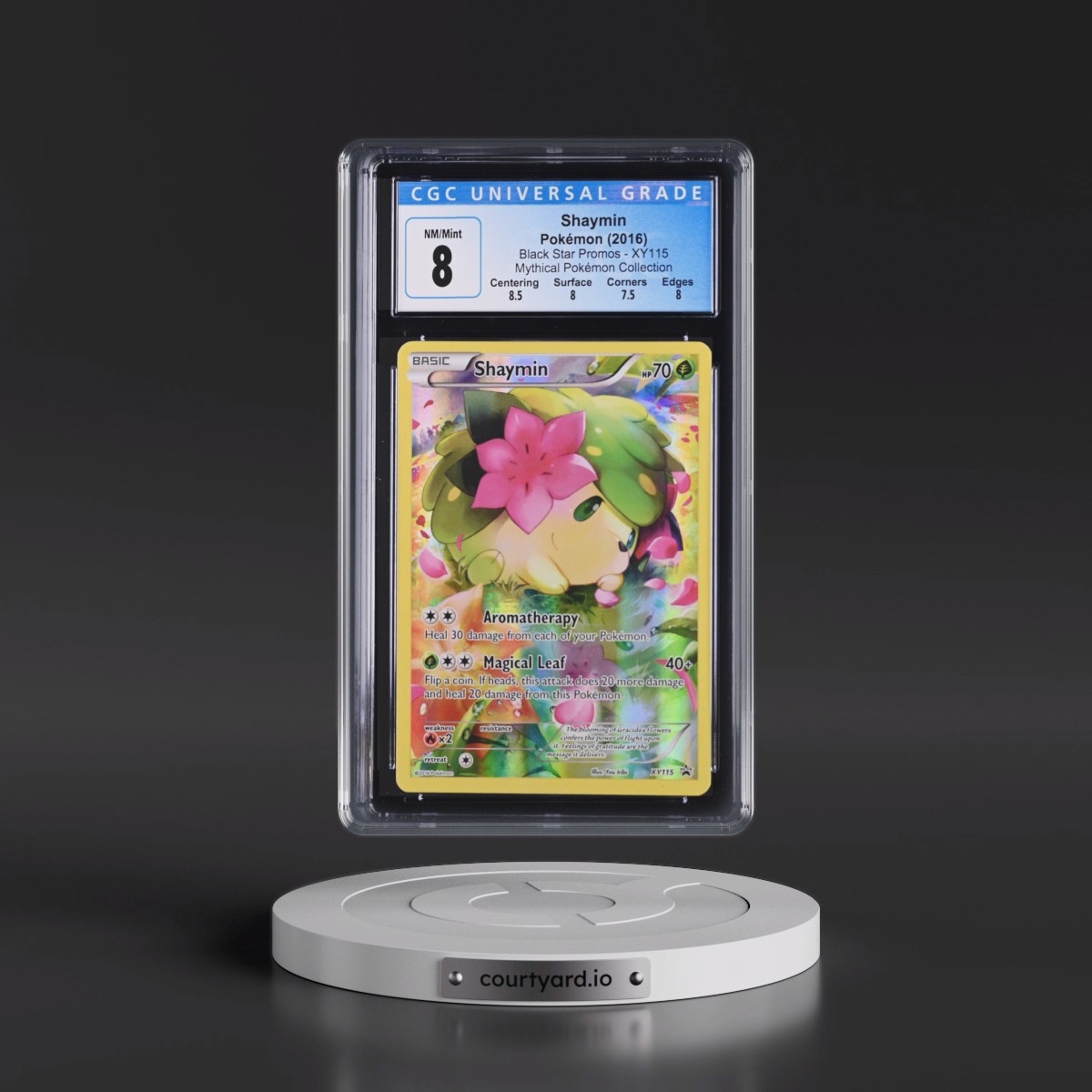 2013 Black Star Promos #XY115 Shaymin - Mythical Pokémon Collection (Holo) (CGC 8 NM-MT)