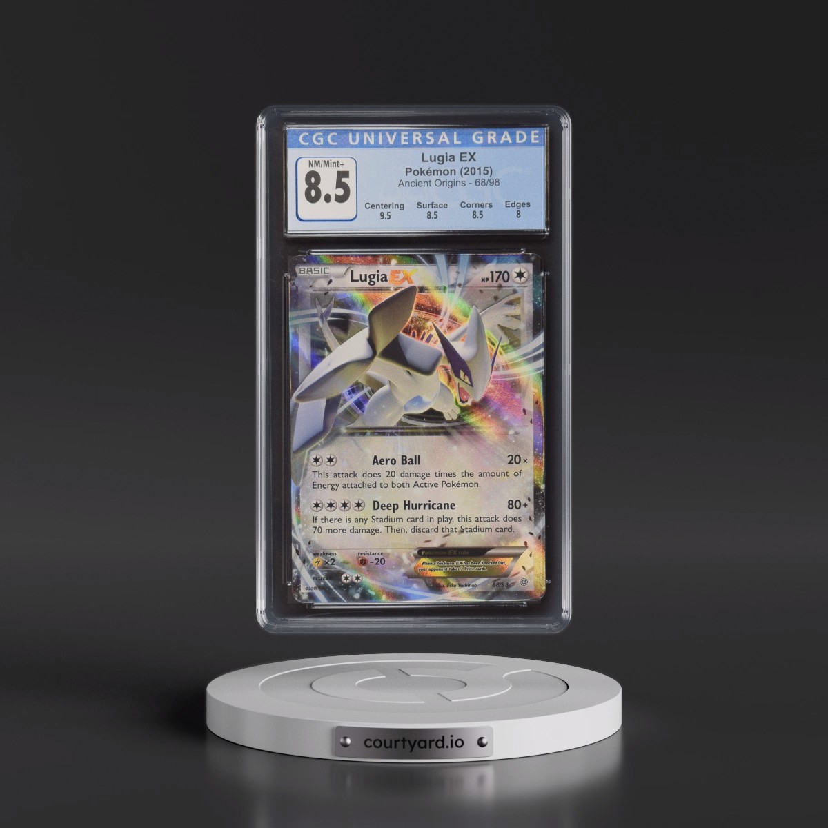 2015 Ancient Origins #68/98 Lugia EX - Holo (CGC 8.5 NM-MT+)