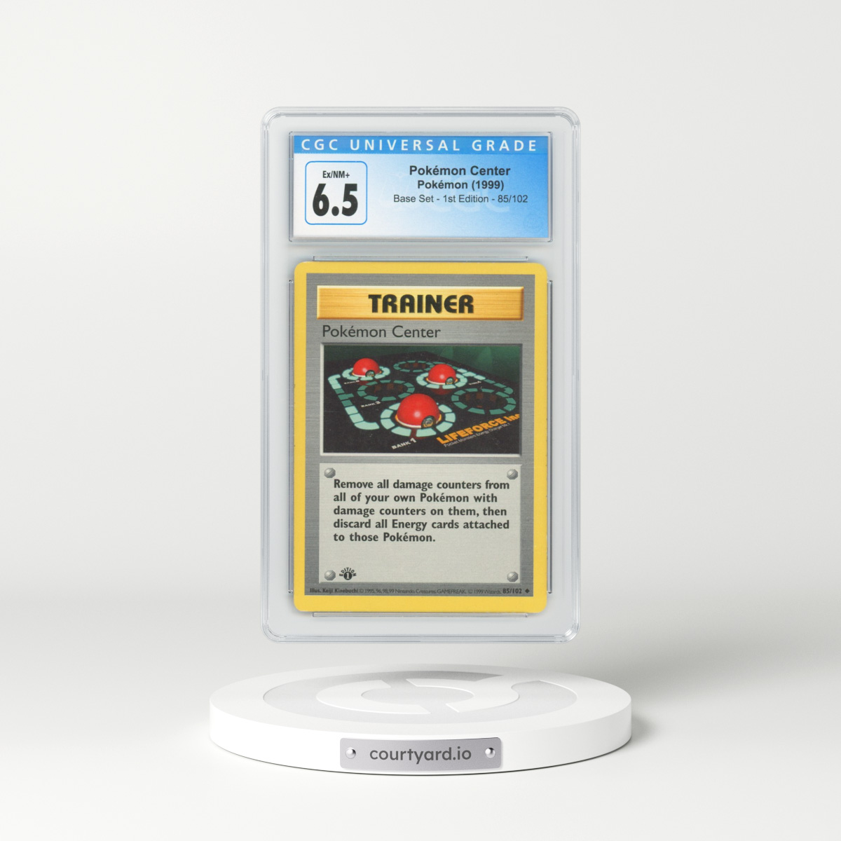 1999 Base Set #85 Pokemon Center - 1st Edition (CGC 6.5 EX-NM+)