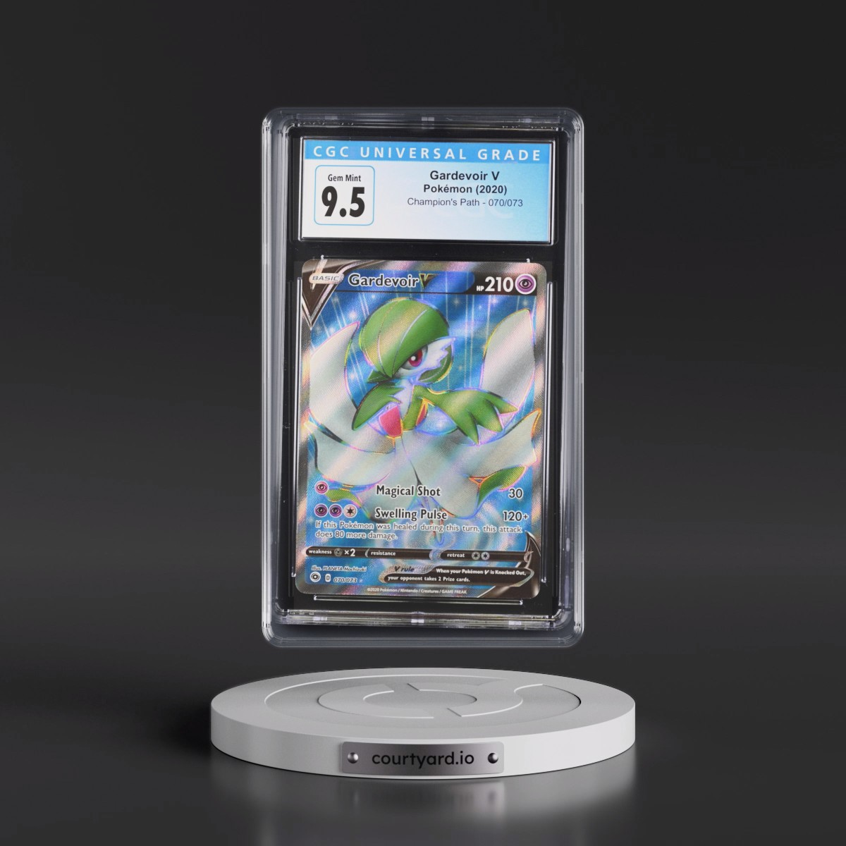 2020 Champion's Path #070/073 Gardevoir V - Ultra Rare Holo (CGC 10 GEM MINT)