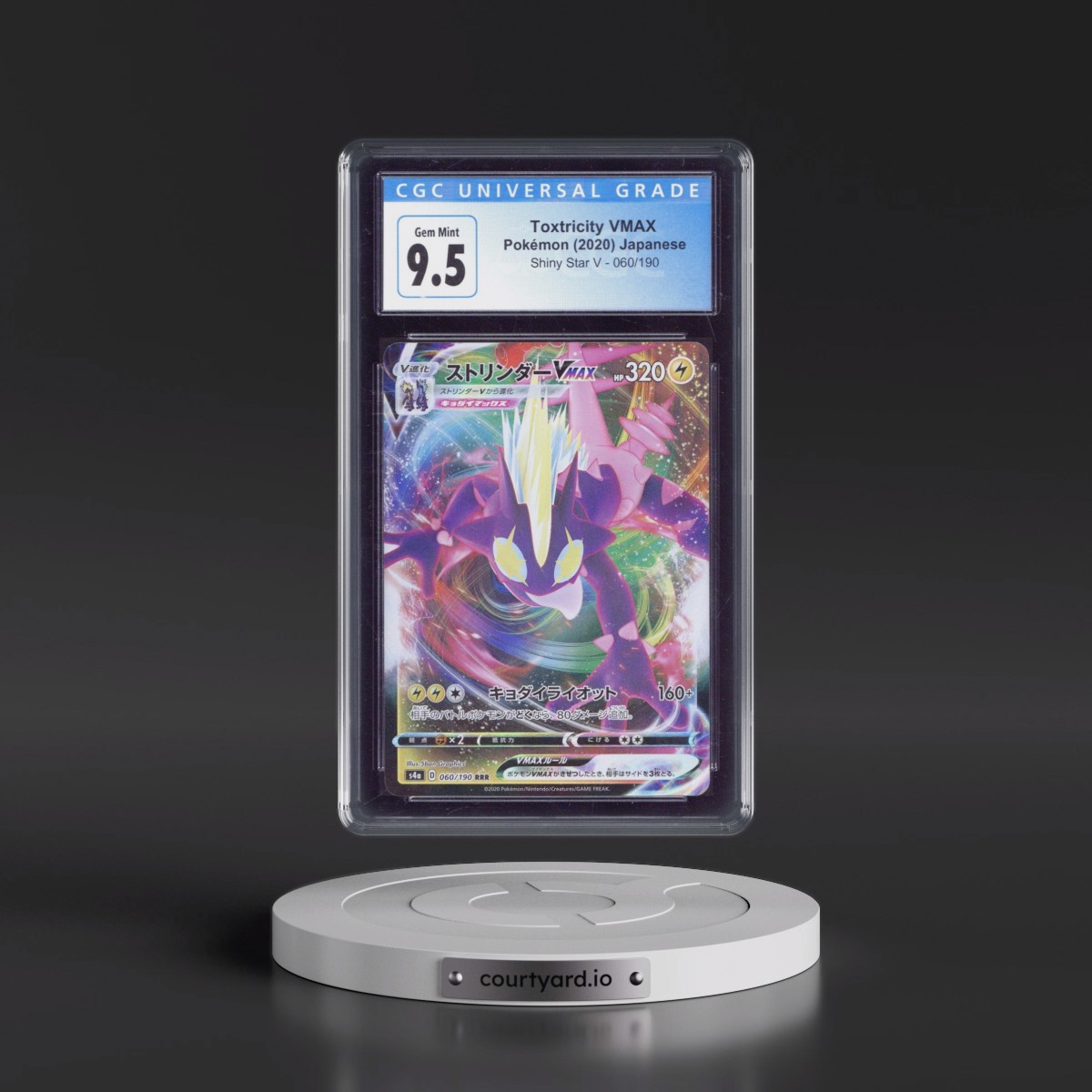 2020 Shiny Star V #060/190 Toxtricity VMAX - Holo (CGC 10 GEM MINT)