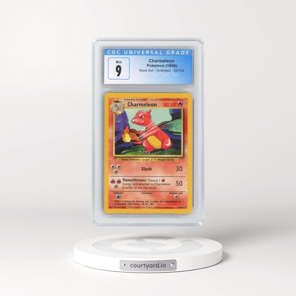 1999 Base Set #24/102 Charmeleon (CGC 9 MINT)