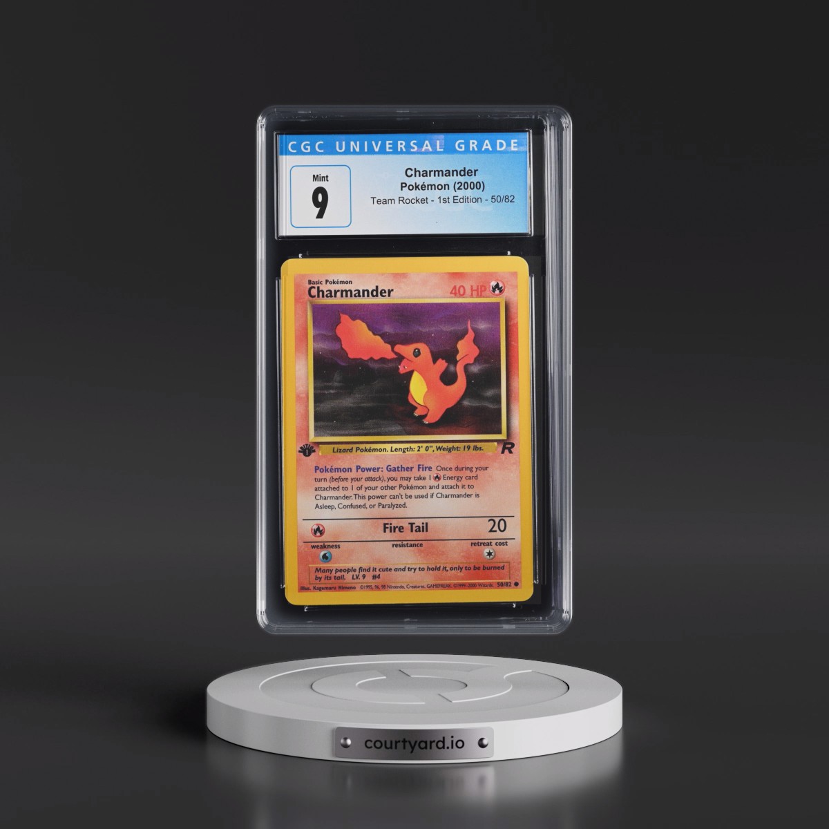 2000 Team Rocket #50/82 Charmander - 1st Edition 1st Edition (CGC 9 MINT)