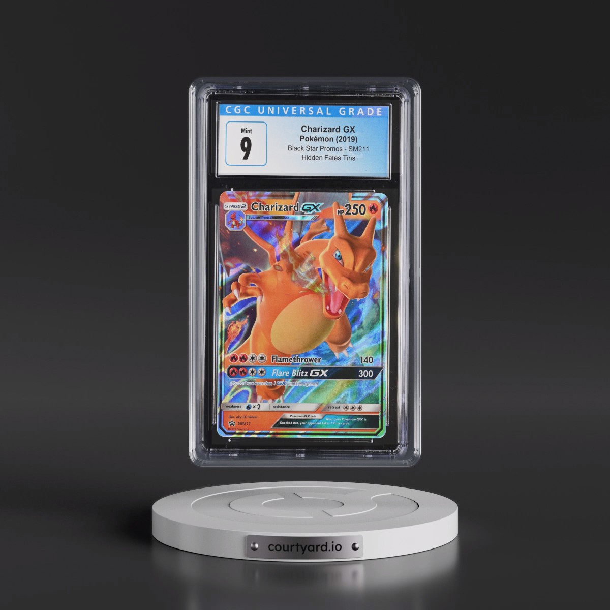 2016 Black Star Promos - Sun & Moon #SM211 Charizard GX - Holo (CGC 9 MINT)