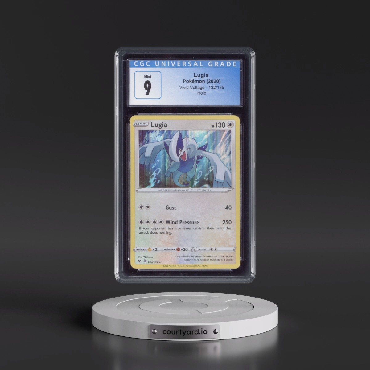 2020 Vivid Voltage #132/185 Lugia - Holo (CGC 9 MINT)