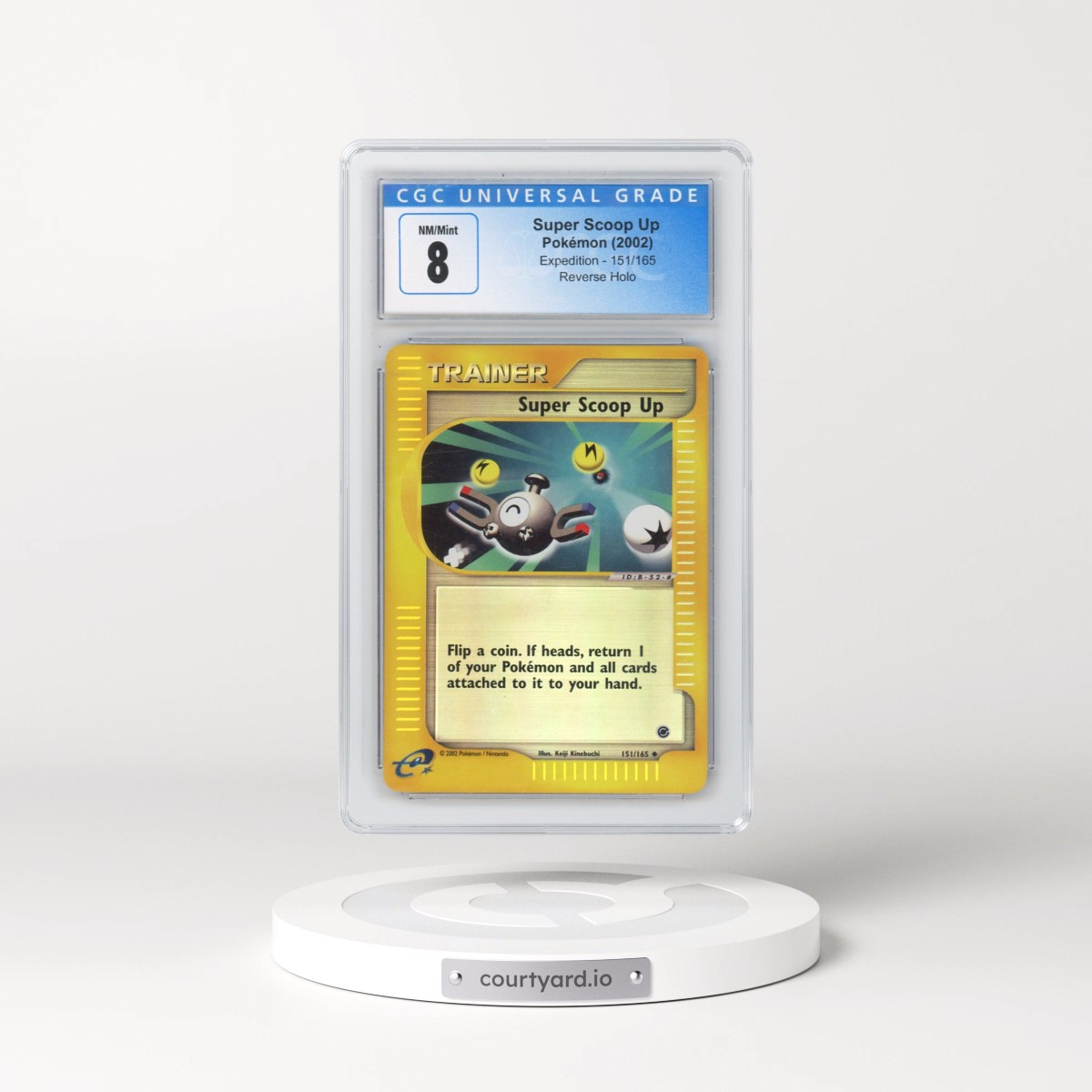 2002 Expedition #151/165 Super Scoop Up - Reverse Holo (CGC 8 NM-MT)