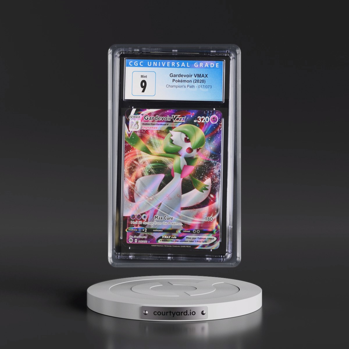 2020 Champion's Path #017/073 Gardevoir VMAX - Holo (CGC 9 MINT)