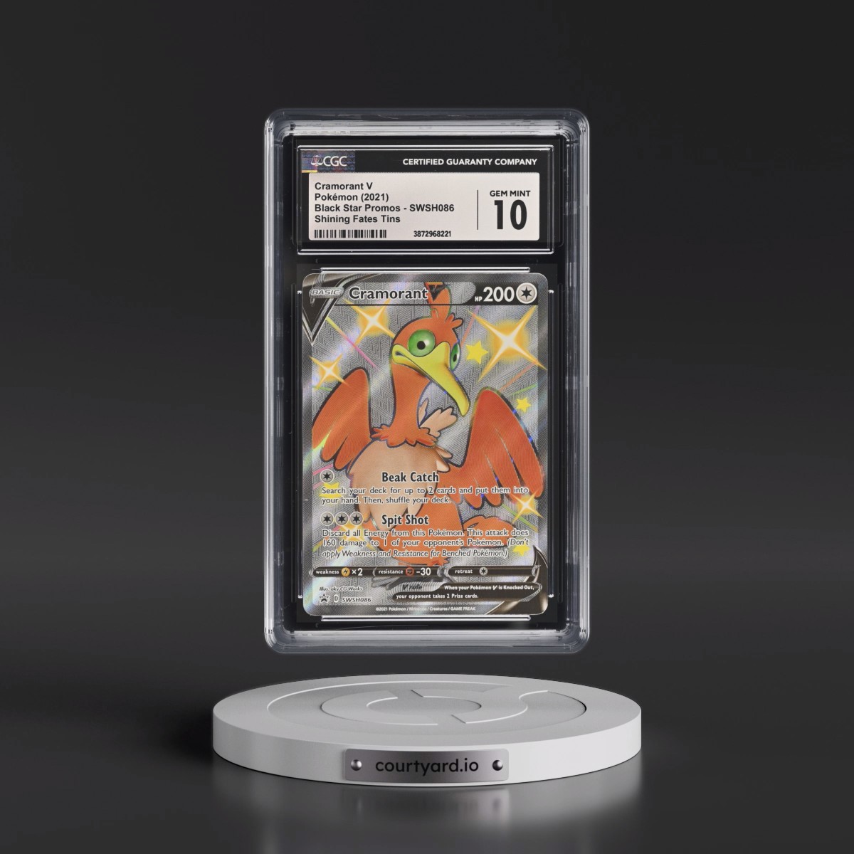 2017 Black Star Promos - Sword & Shield #SWSH086 Cramorant V - (Multiple Products) Holo (CGC 10 GEM MINT)