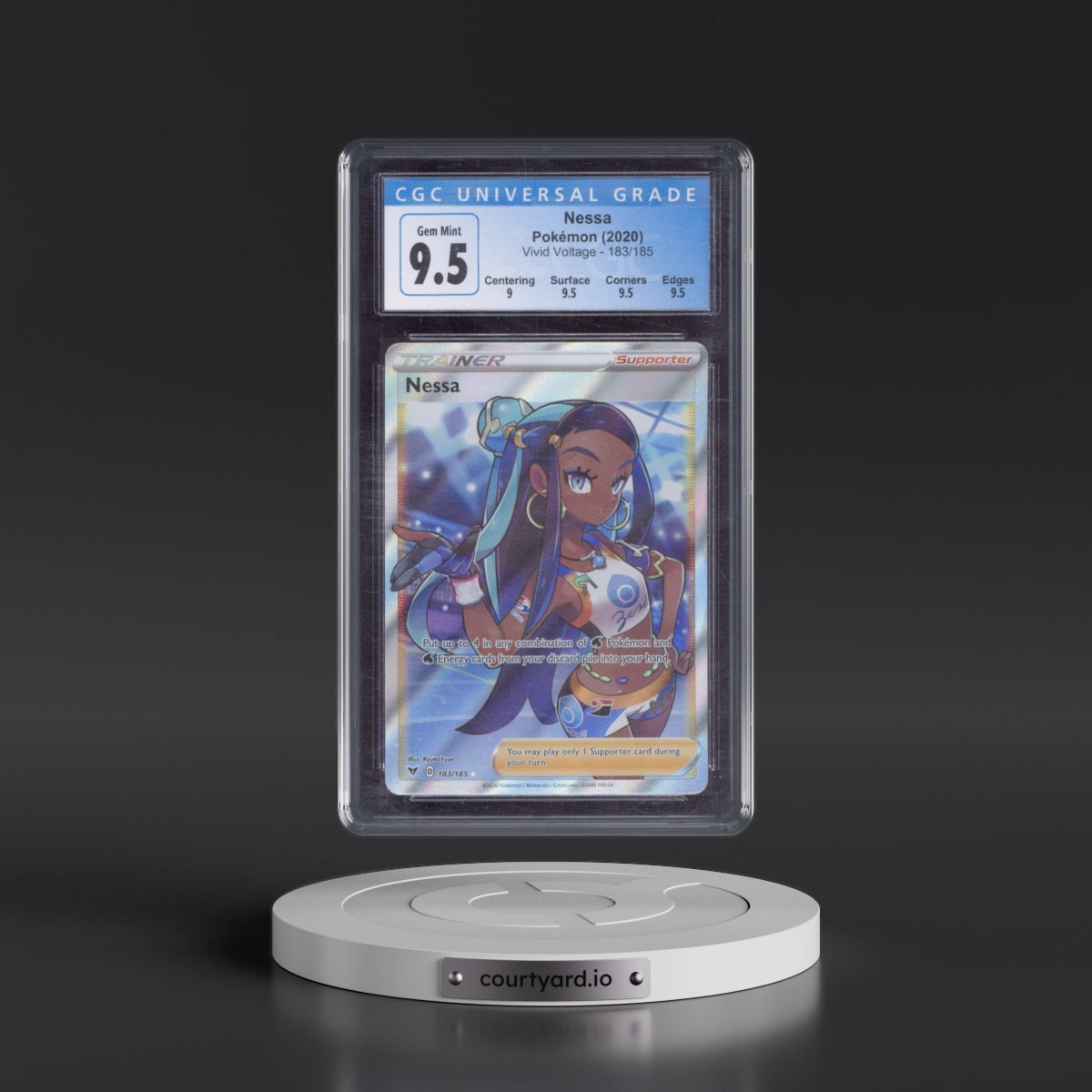 2020 Vivid Voltage #183/185 Nessa - Ultra Rare Holo (CGC 10 GEM MINT)