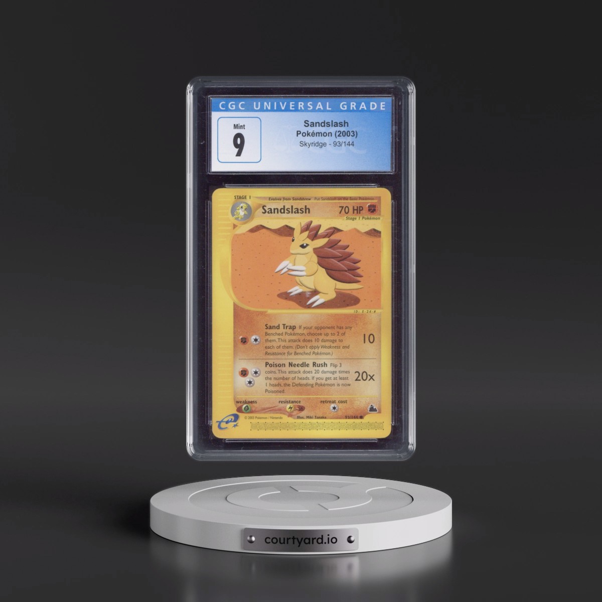 2003 Skyridge #93/144 Sandslash (CGC 9 MINT)